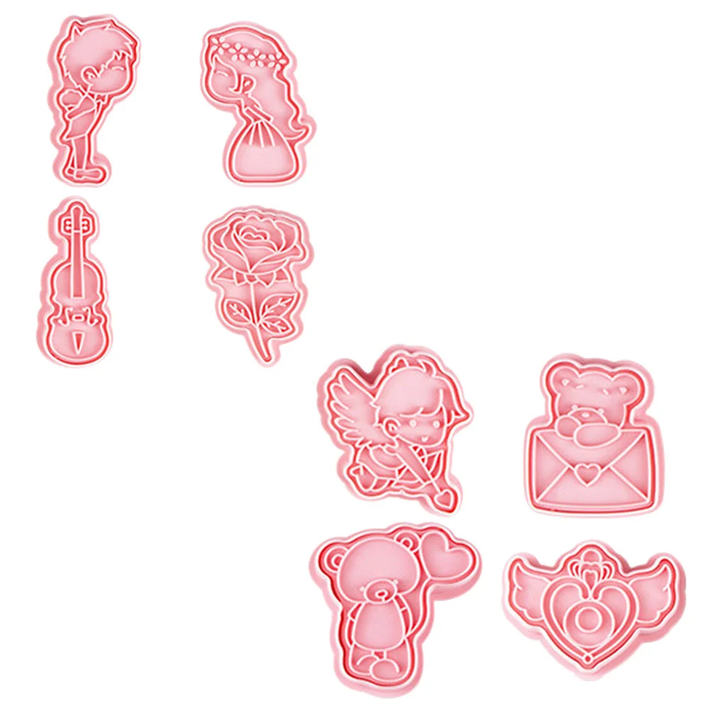 

Moldscookie Biscuit Valentines Bread Party Wedding Cupcake Press Dough Pastry Chocolate 3D Gingerbread Manembossing Fondant Cake