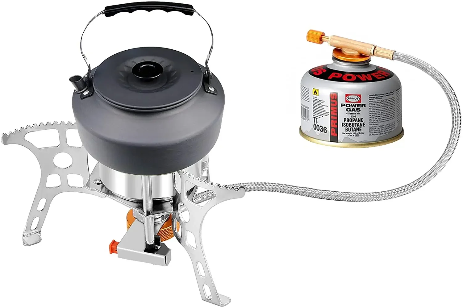 Газовая плита для кемпинга портативная туристическая с пьезозажиганием 3900 Вт