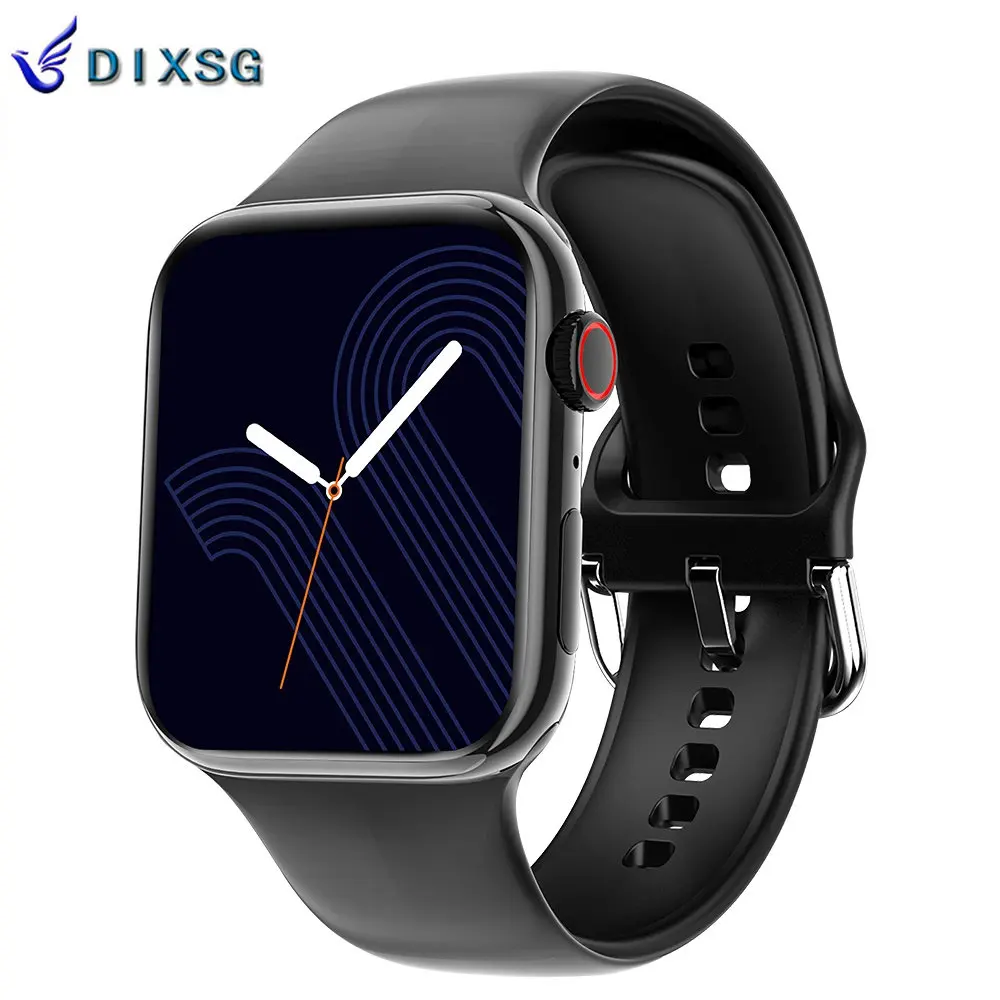 

DIXSG NFC Smart Watch Bluetooth Call Smartwatch 2022 For Men Women 1.9 Inch Wireless Charging Custom Watch Face Heart Rate