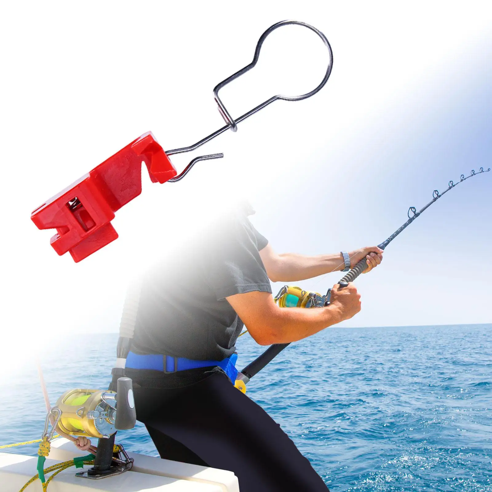 Рыболовное снаряжение с зажимом для рубанок