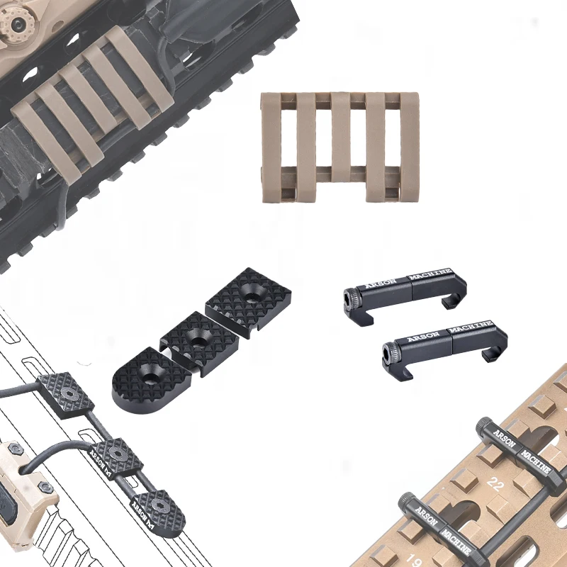 

Приспособление для управления проводами фонариков с внешним креплением, переключатель, кабельный зажим для фонарика, лазерный переключатель, MLOK KEYMOD