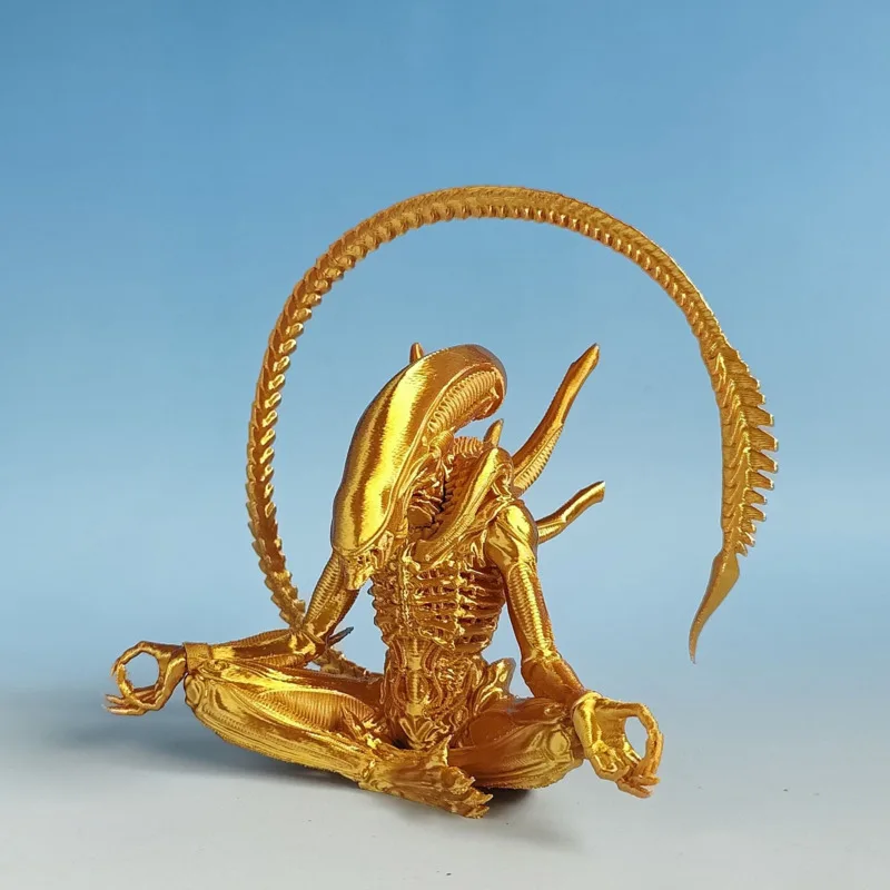 Женская фигурка инопланетянина модель 2024 Xenomorph 3D украшение комнаты Хэллоуин