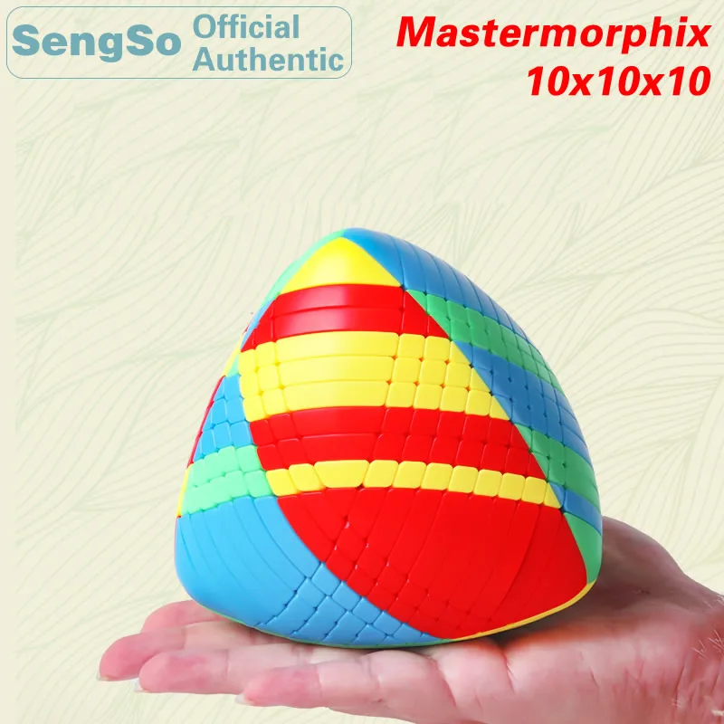 

ShengShou Mastermorphix 10x10x10 Magic Cube SengSo Rice Dumpling 10x10 Professional Neo Speed Puzzle Antistress Toys