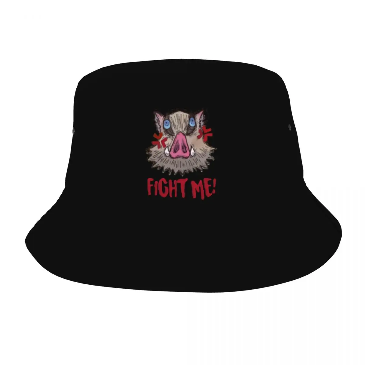 

Панама Inosuke Fight Me Kimetsu No Yaiba для подростков, стильная шапка от солнца с изображением рассеянных демонов, для активного отдыха, рыбалки