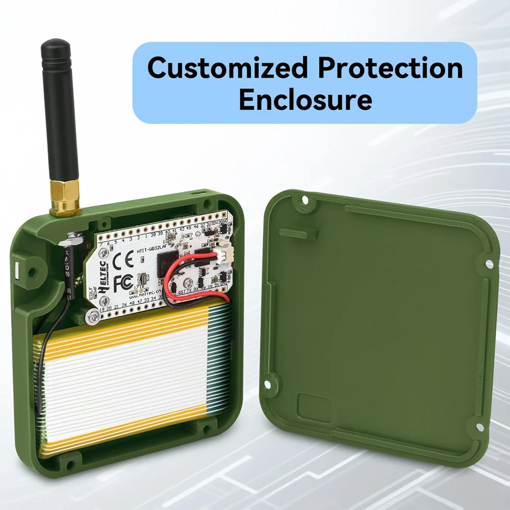 Комплект Heltec V3 Meshtastic WiFi LoRa 32 Shell Kit с ESP32, SX1262 LoRa Node, 0.96-дюймовым синим OLED-дисплеем, отладочная плата для Arduino LoRaWAN IoT (art.: 3920d7be26bcb) - 3920d7be26bcb