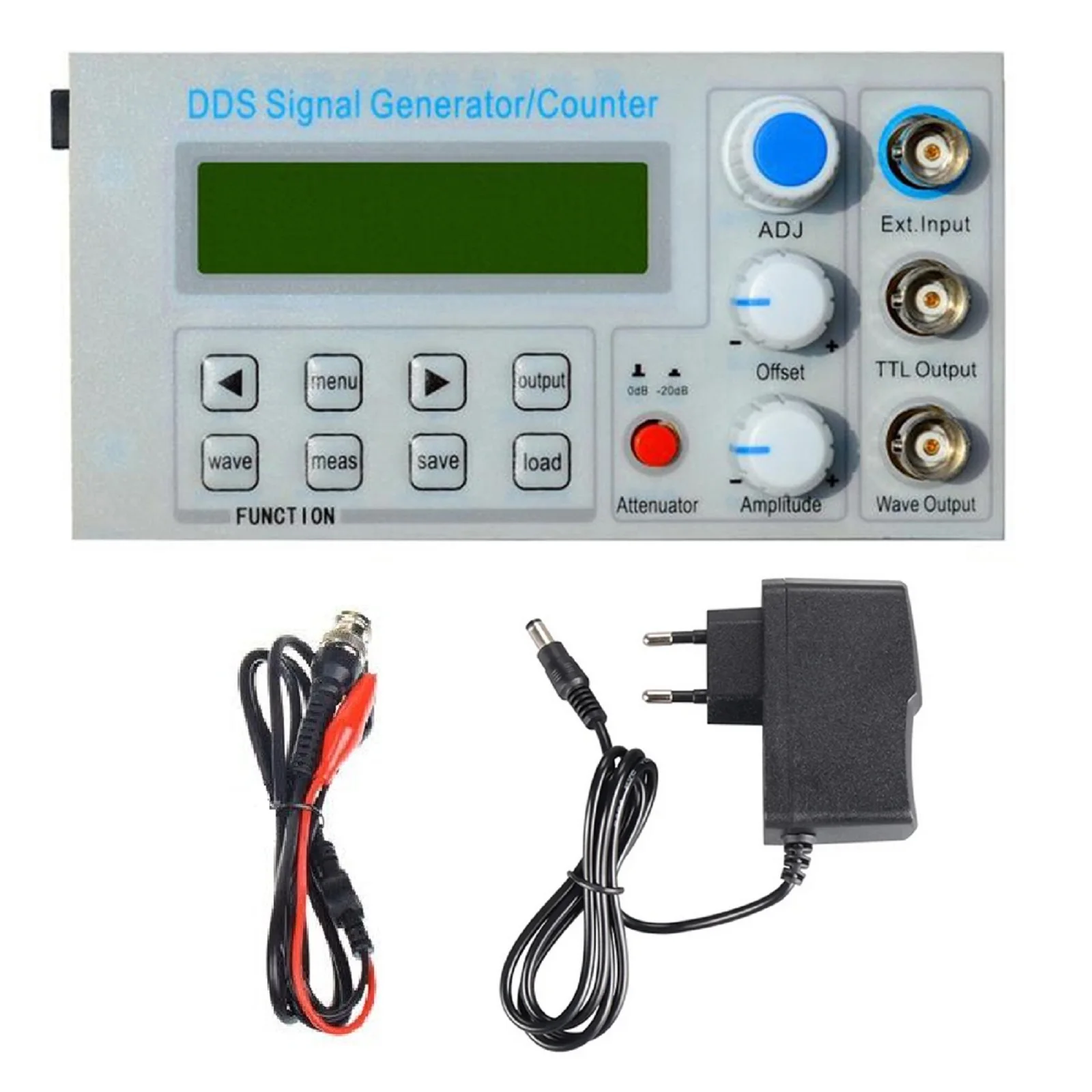 

Генератор сигналов SGP1010S, счетчик частоты со встроенной панелью, модуль источника сигнала синусоида 9 В постоянного тока до 36 В постоянного тока, широкий диапазон напряжения