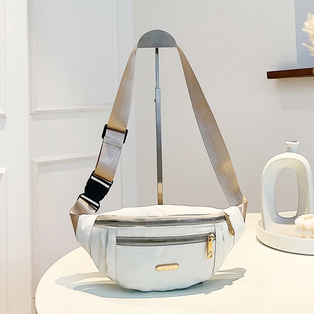 

Nylon Fanny Waist Bags for Women Men Casual Shoulder Crossbody Chest Bags Unisex Hip Bum Bag Travel Belt Bag Sport Purse