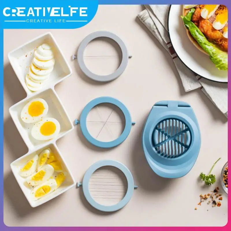 

Carry ... With One Safety Materials Small Tool Egg Cutter Easy Installation Kitchen Egg Chopper Be Easy To Operate Abs Materials