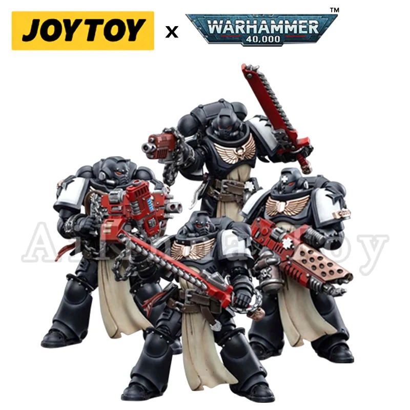 (4pcs/set) 40k Black Templars Crusader Squad Anime Collection Military Model Free Shipping
