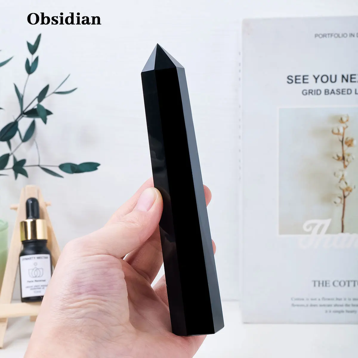 Кристалл Розовый Кварц Runyangshi 15-17 см