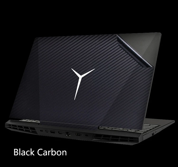 

KH Laptop Carbon fiber Crocodile Snake Leather Sticker Skin Cover Guard Protector for Lenovo Legion R9000P 2021H Notebook