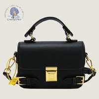 luxury black ladies bag classic fashion style handbag 2022 new portable handbag solid color high quality texture messenger bag