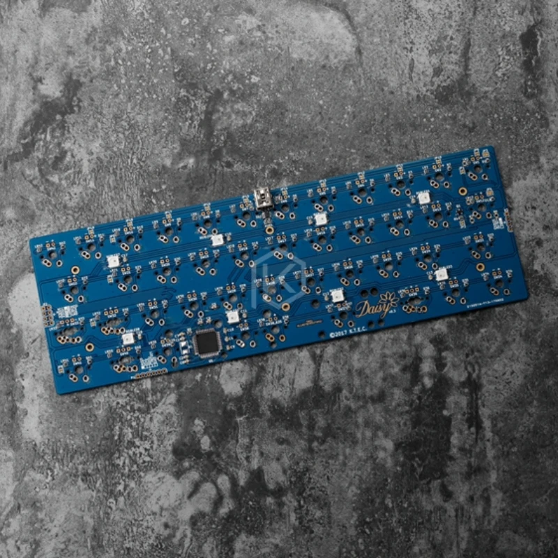 Daisy40% PcbTKG-TOOLS Нижняя подсветка RGB Led PCB 40% Программирование Mx Alps Matias Двойная