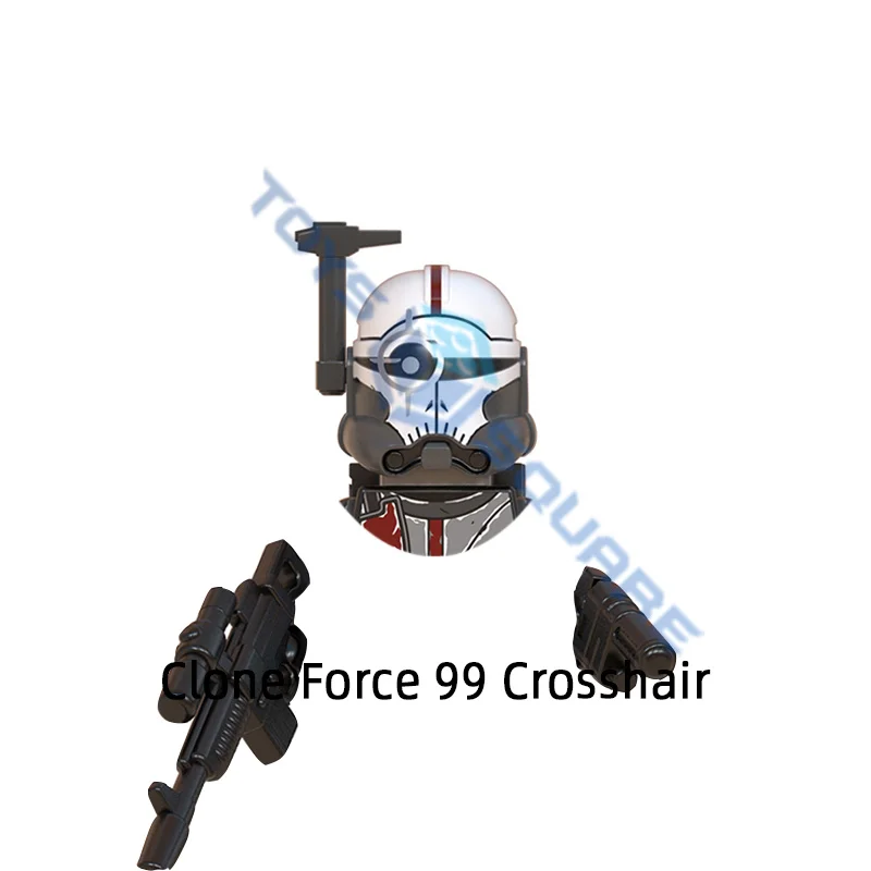 Конструктор The Clone Trooper Force 99 эвакуатор Crosshair Hunter Tech Rex Commander Коди Джесси модель