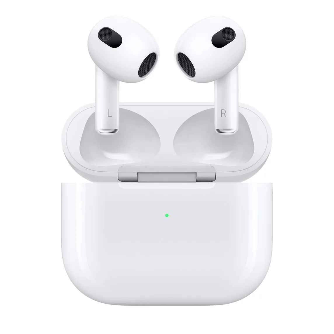 

Apple AirPods 3rd Wireless Earbuds with Lightning Charging Case H1 chip Spatial Audio Up to 30 Hours of Battery Life for iPhone