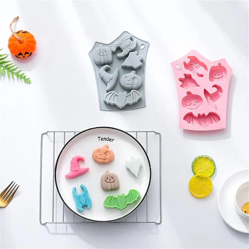 

Праздничные тематические искусственные торжества универсальное удовольствие прочные испечь Хэллоуин силиконовые формы конфеты креативные тыквы