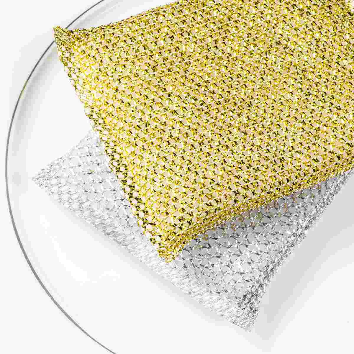 BESTOMZ 2 губки и стальные шерсти Щетка для кастрюль Губка мытья посуды Набор скрабов