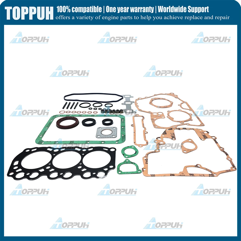 Полный комплект прокладок L3E для Mitsubishi MT15 MT15D MT16 MT16D с головкой цилиндра