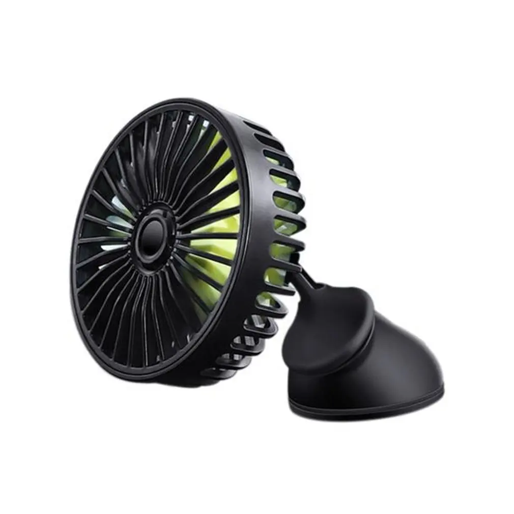 

F403 12V-24V USB Car Fan For Dashboard Air Circulation Fans ABS Three Speeds Summer Cooling Fan High Airflow Fan