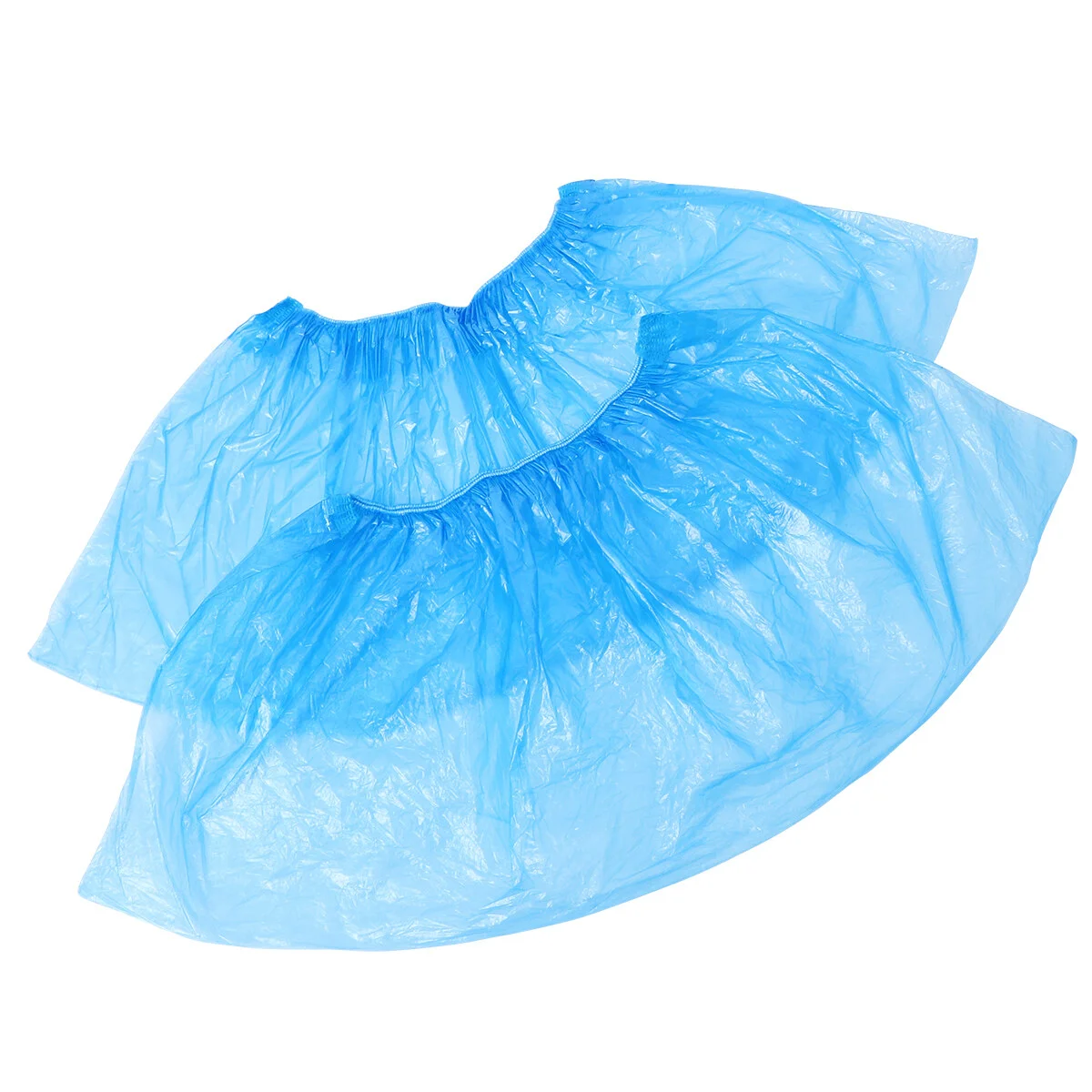 

100 Pack Shoe Covers- Waterproof Shoe& Boot Covers Resistant- PE Overshoes for Construction, Workplace, Indoor Carpet Floor
