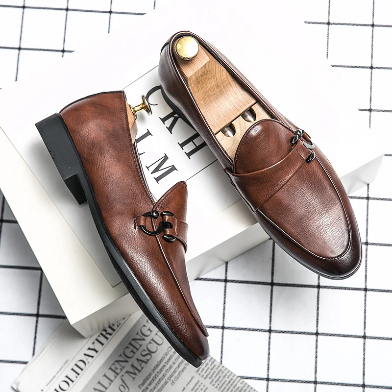 Мужские классические туфли кожаные мужские лоферы Свадебная обувь для вечеринки