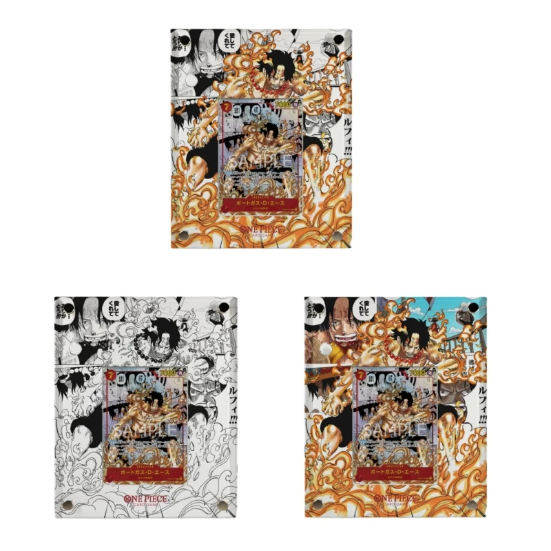 

One Piece Portgas · D · Ace акриловая карта чехол OPCG анимационные персонажи карточки кирпичная классика Аниме Коллекция карточные игрушки подарки