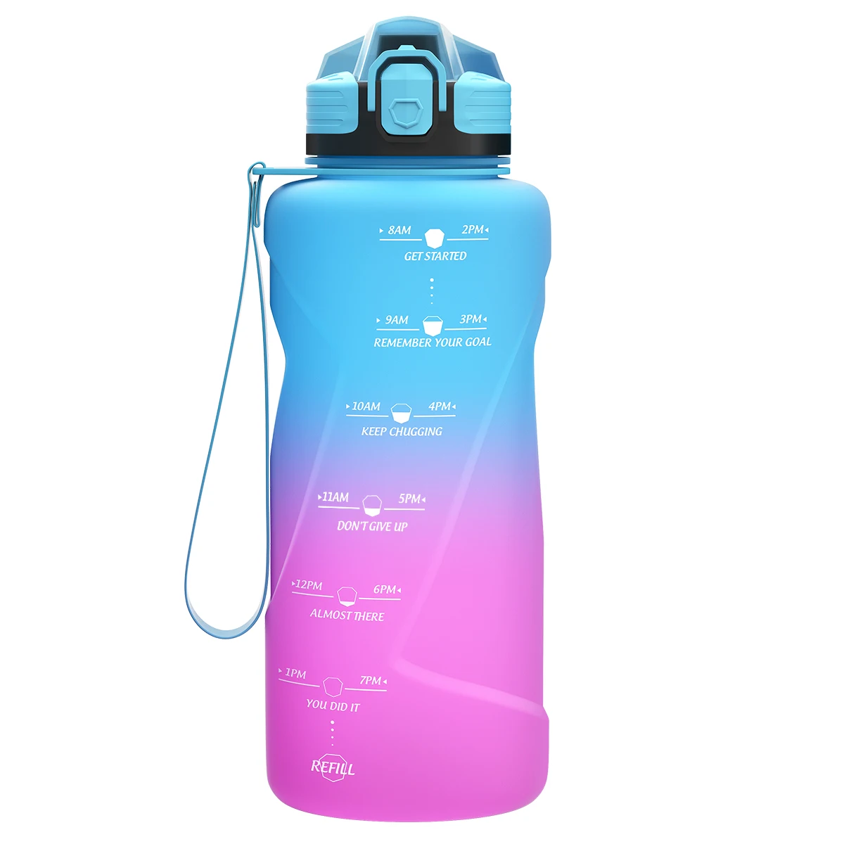 

ZORRI Градиентная спортивная бутылка для воды 1500 мл