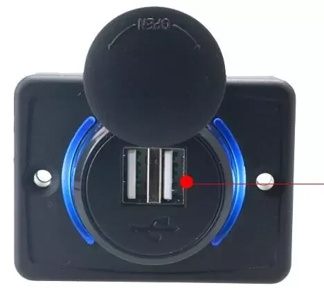 

2023New Dual USB 3.1A 12/24V Power Adapter Outlet Universal USB Socket Plug For Car Auto Motorcycle Bus