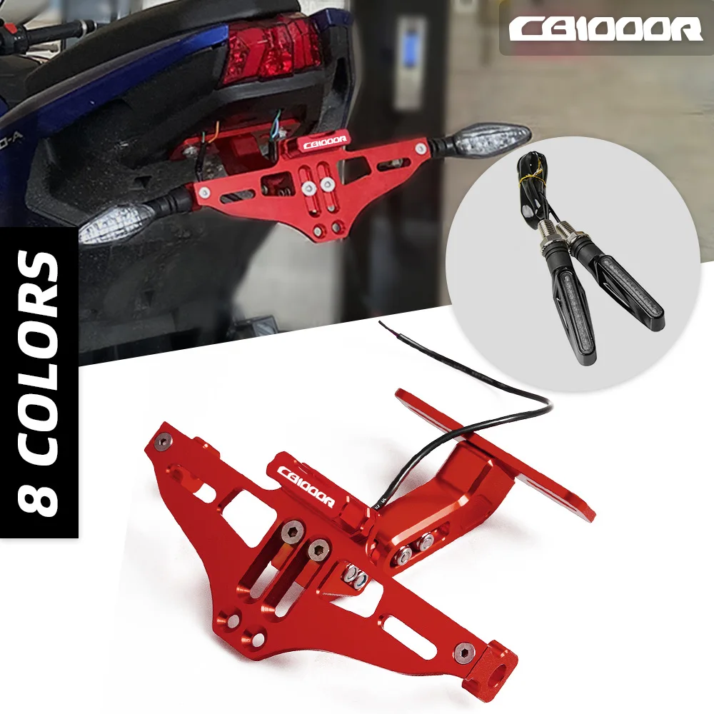 

Motorcycle Universal Adjustable Tail Tidy Rear License Plate Holder With Light For HONDA CB1000R NERSPORTCAFE CB 1000R 2008-2020