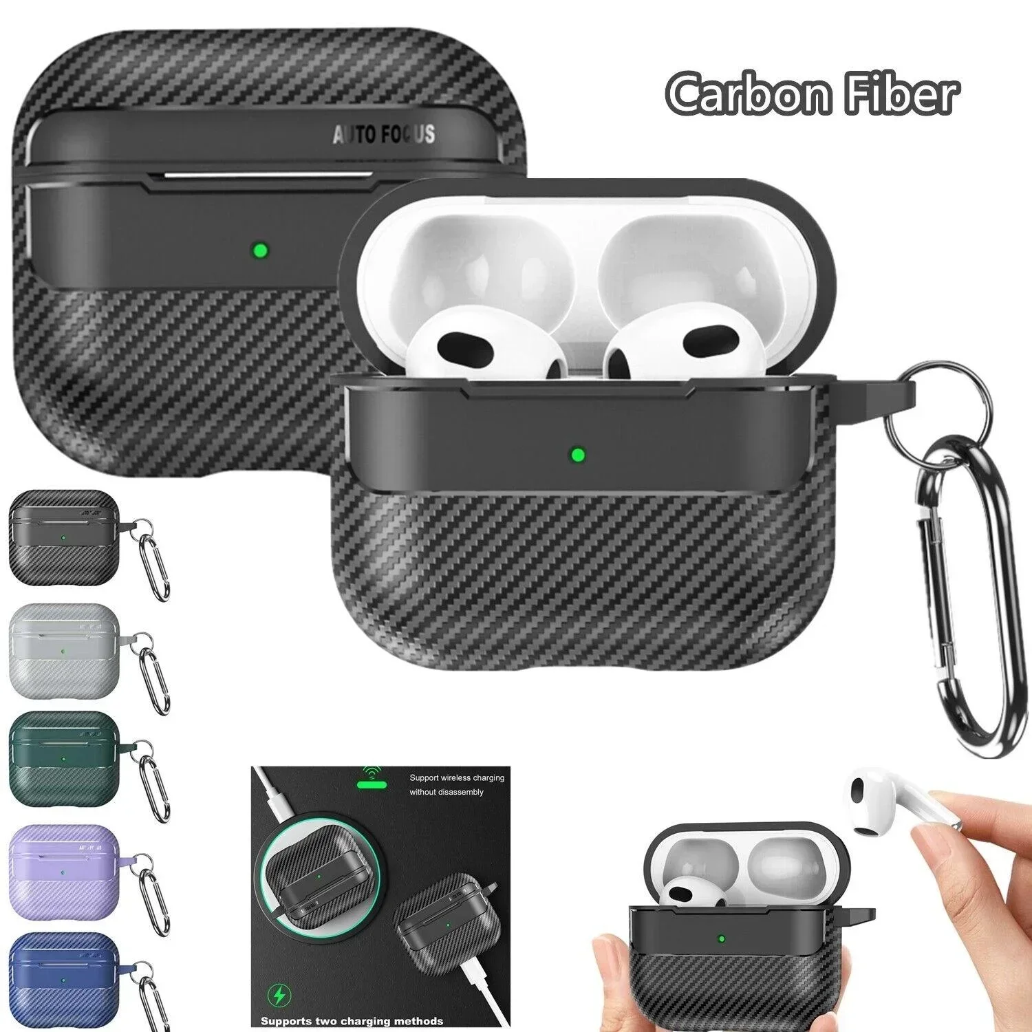 Защитный чехол для AirPods Pro 2-го поколения 3-го 2 1-го