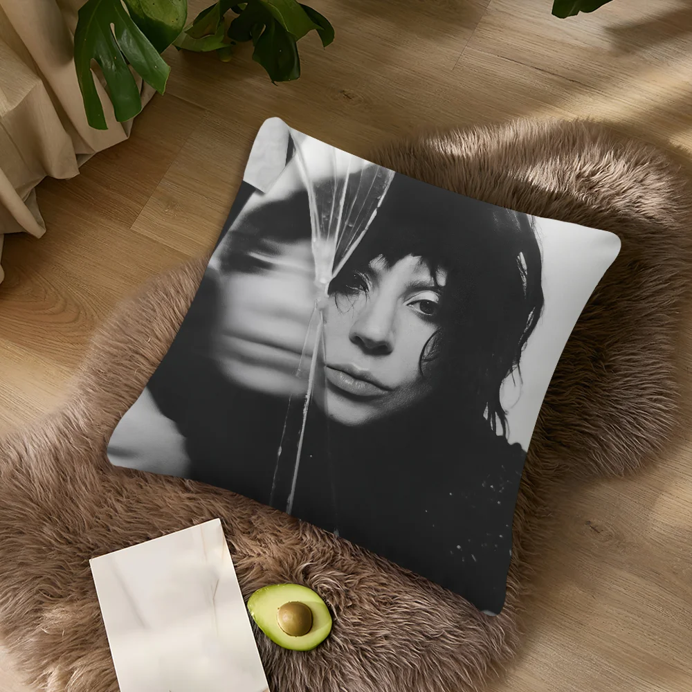 Подушка Singer L-Lady G-Gaga M-Mayhem для спальни автомобиля кофейни комнаты мягкая и