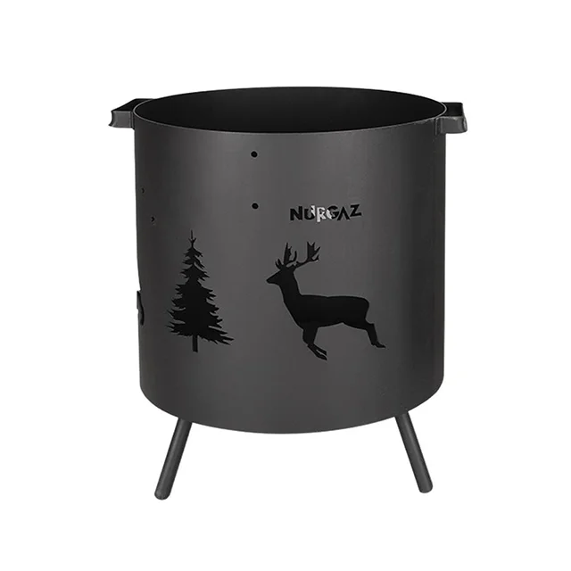 

Outdoor Camping Lightweight Cast Iron Firewood Stoves Hiking Picnic Garden Bonfire Pit Charcoal Stoves