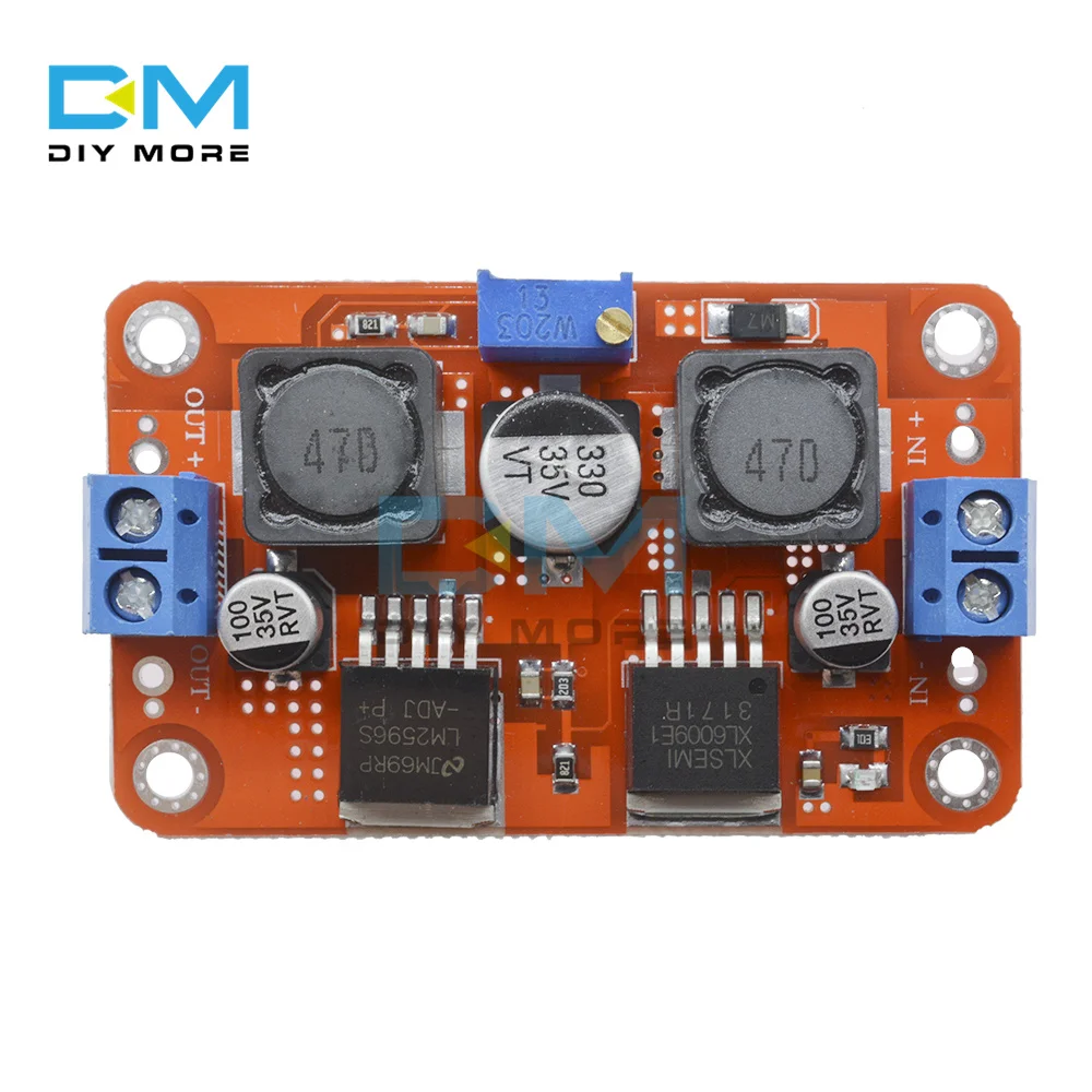 XL6009 LM2596S DC-DC Step Down Boost Buck Board модуль преобразователя Напряжения 1 25 V-26V до 3 5-28V 3A |