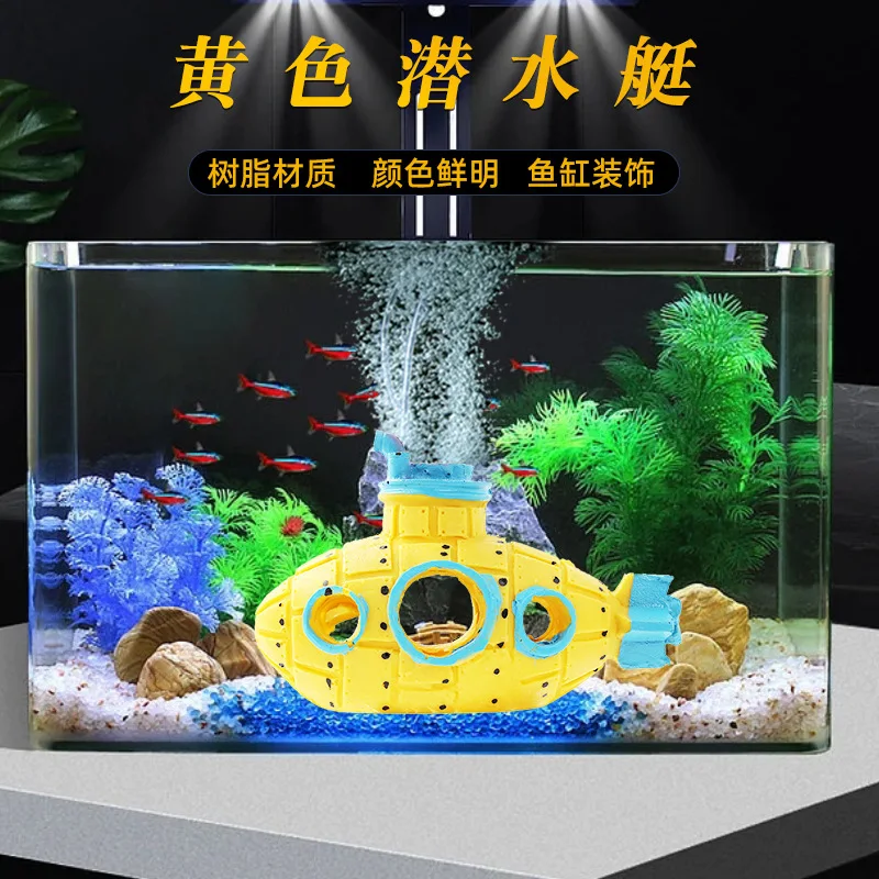 

Воздушная подводная лодка для аквариума, декоративный кислородный насос, украшение для аквариума, воздушные пузырьки, аксессуары для водного наблюдения