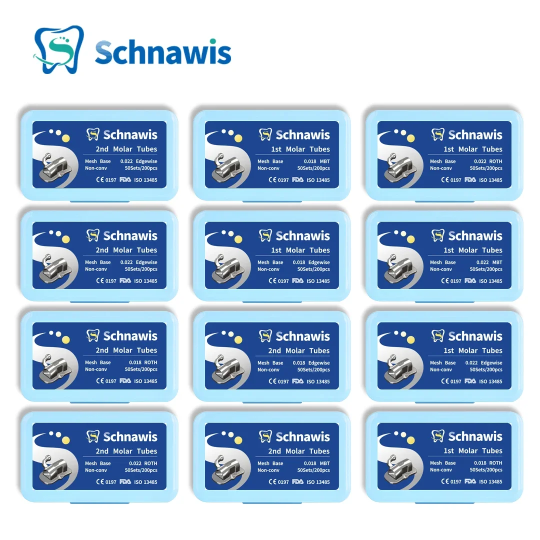 Стоматологическая Ортодонтическая зубная букальная трубка 1-я/2-я молярная