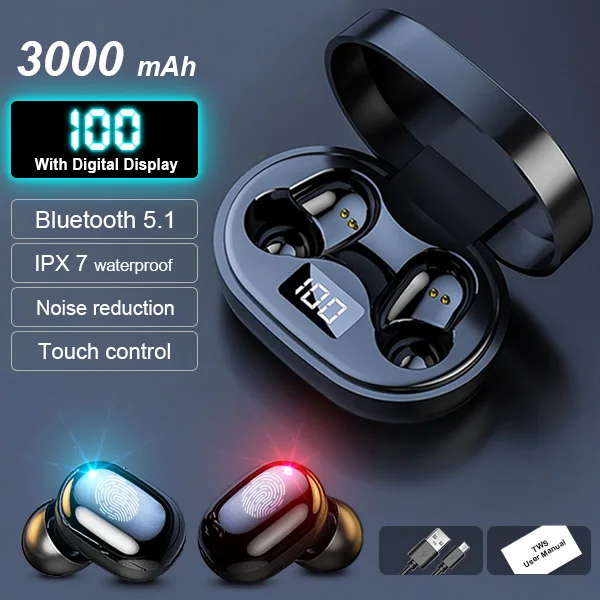 

Bluetooth headphones 5.0 Wireless bluetooth headset With Charging Box Wireless bluetooth headset Headphone Wireless earphones