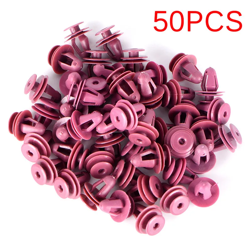 

50pcs/lot Door Trim & Garnish Panel Retainer Clip Nylon Fastener for Toyota
