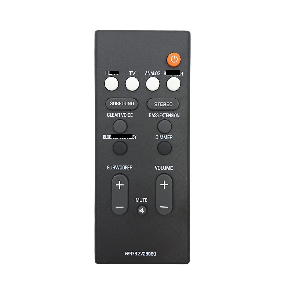 

Remote Control FSR78 ZV28960 FOR Yamaha YAS-106 YAS-207 ATS-1060 YAS-107 ATS-1070 High Fidelity BT Soundbar System
