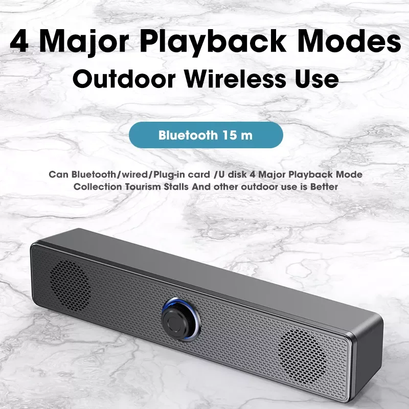 

NEW Theater Sound System Bluetooth Speaker 4D Surround Soundbar Computer Speakers For TV Soundbar Box Subwoofer