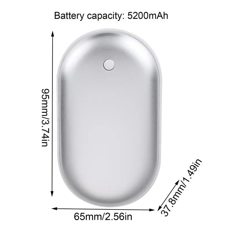 2 в 1 USB перезаряжаемые удобные грелки зимние ручные электрический обогреватель