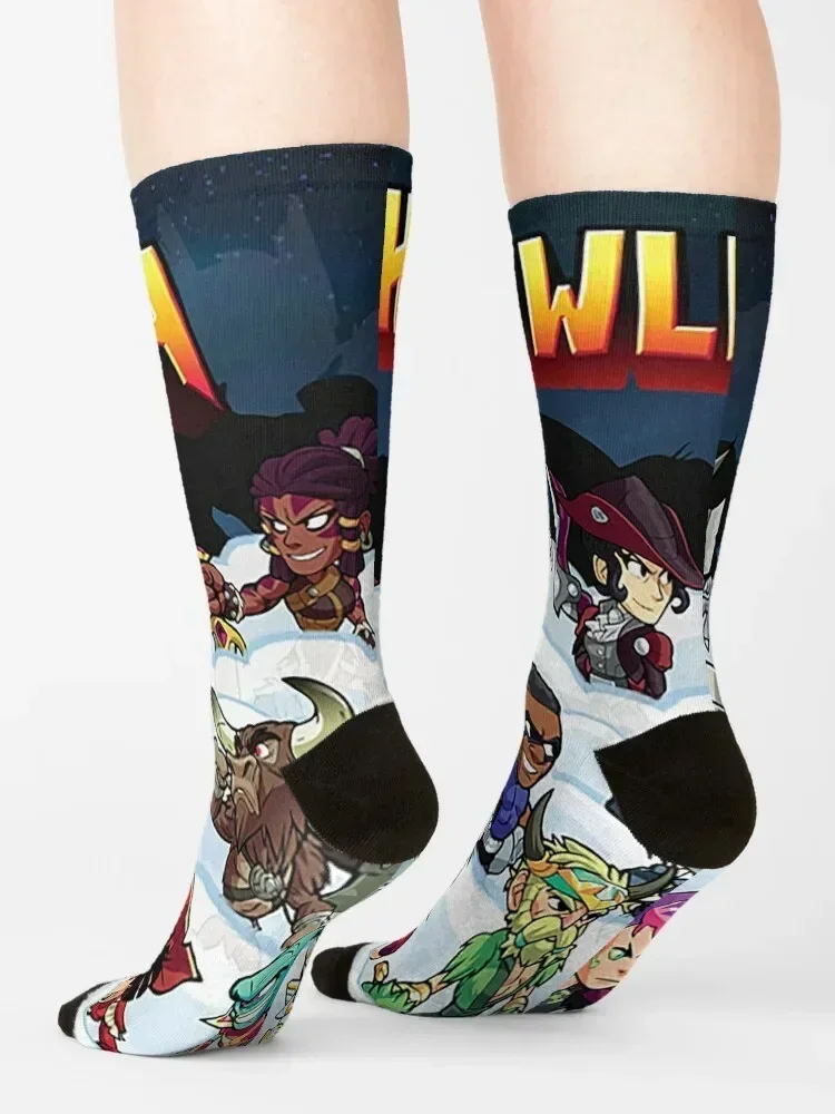 Семейные носки Brawlhalla Футбол Бег Аргентинские для девочек Мужские