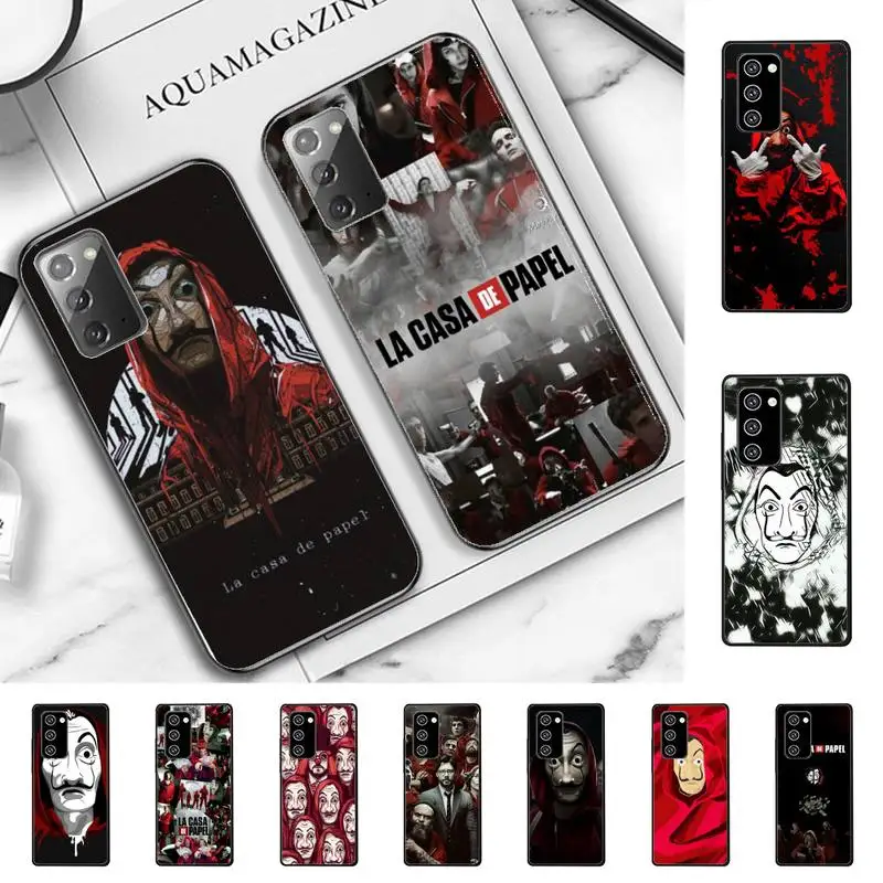 

Money Heist House Paper La Phone Case for Samsung Note 5 7 8 9 10 20 pro plus lite ultra A21 12 72