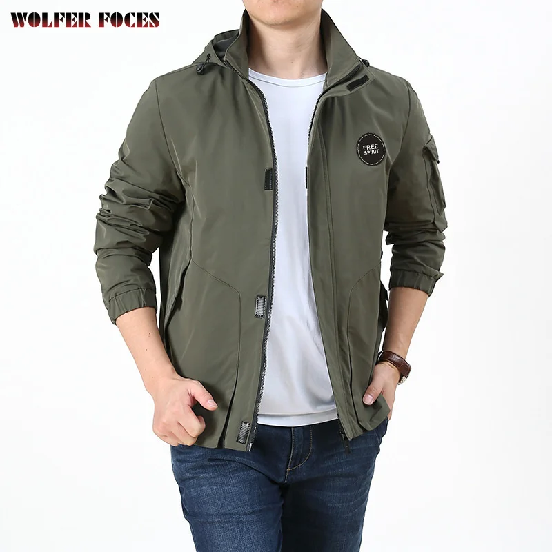 

Stylish Bomber Male Outdoor Men Coat Sports Clothes Big Size Clothing Luxury Military Tactical Custom Windbreak Trekking Winter