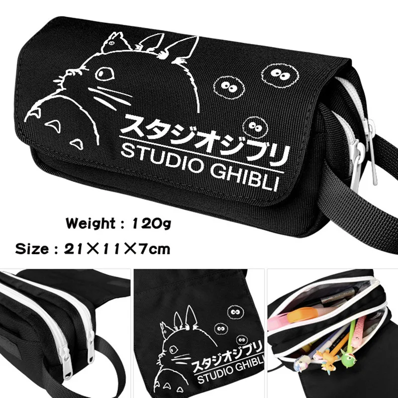 

Аниме Чехол для карандашей Totoro с кошкой без лица, кошелек, сумка на молнии, школьные принадлежности, канцелярские принадлежности для мальчи...