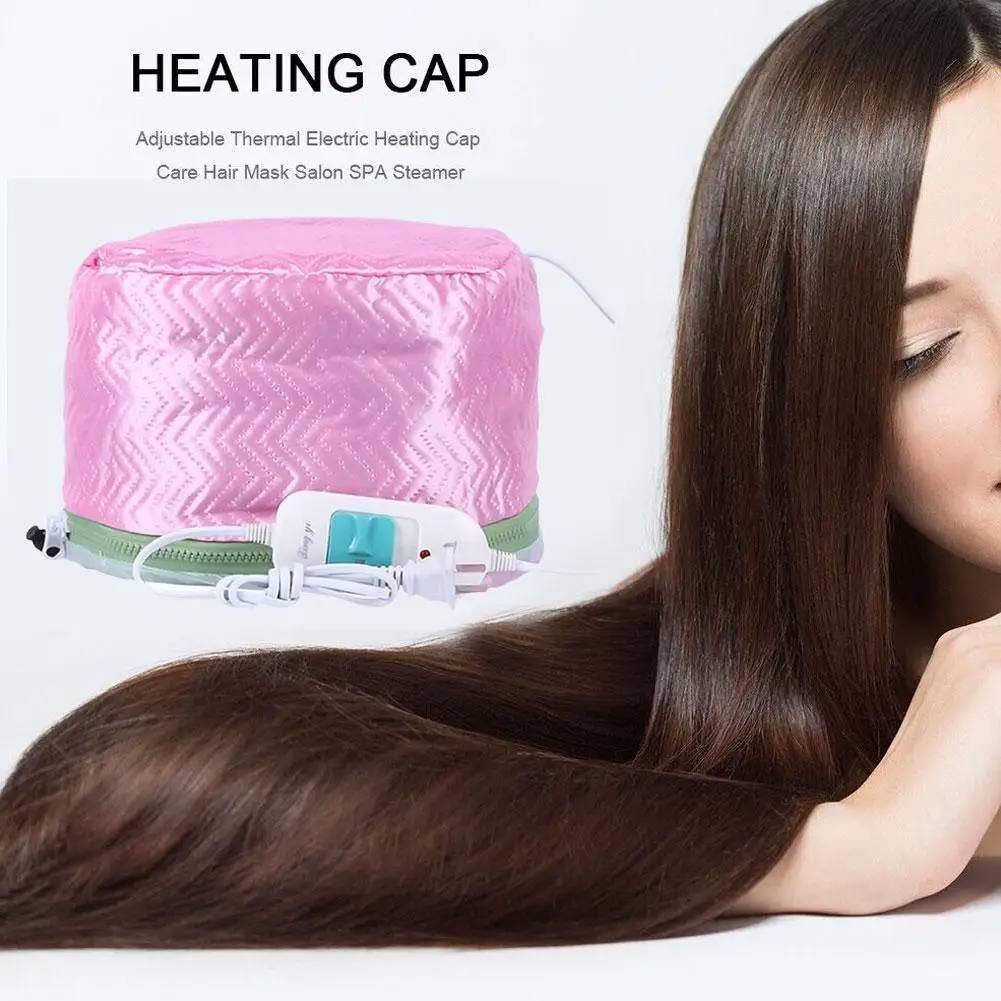Three Gear Electric Heating Cap Temperature Regulating Hair Dyeing Perm Styling Evaporation Cap Hair Baking Oil Tool Salon Q7H8