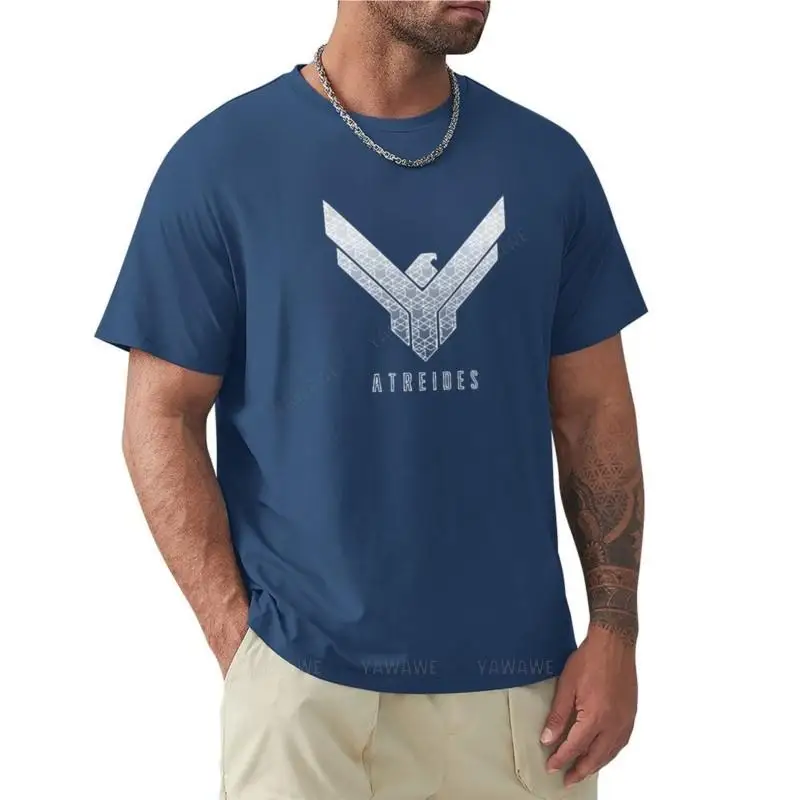 

Мужская летняя футболка Atreides (градиент), футболки без рисунка, летний топ, дизайнерская футболка, Мужская футболка