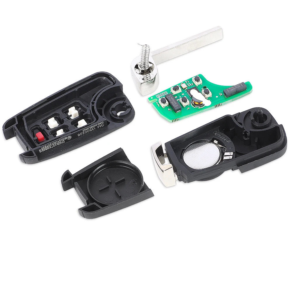 Keyecu для Chevrolet Volt 2011 2012 2013 2014 2015 Smart Flip Remote Автомобильный брелок 315 МГц с чипом ID46 FCC ID: