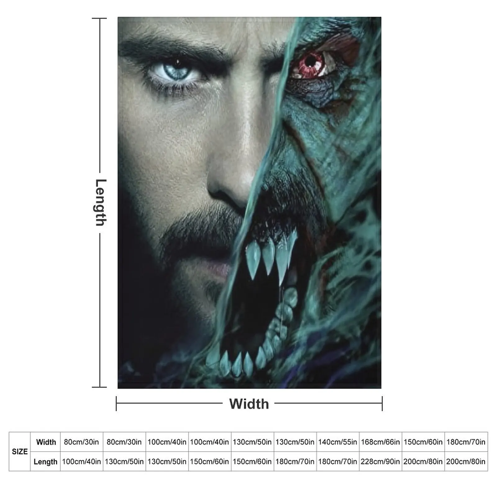 Morbius плюшевое одеяло