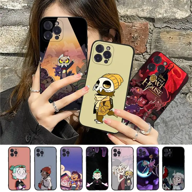 

Disney The Owl House Phone Case For iPhone 14 13 12 Mini 11 Pro XS Max X XR SE 6 7 8 Plus Soft Silicone Cover