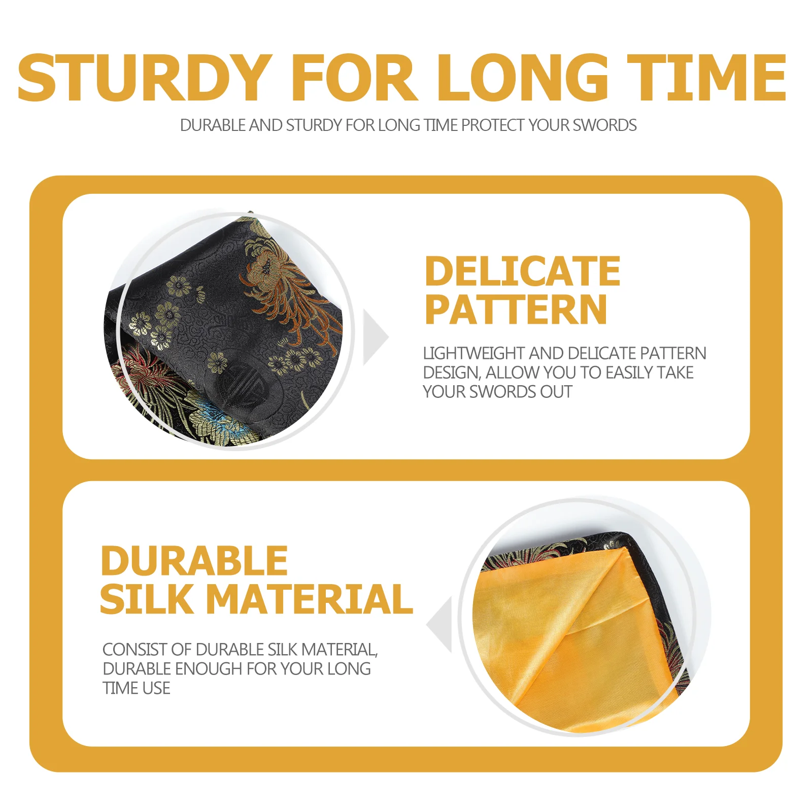 Шёлковый чехол для хранения меча в японском стиле защитный